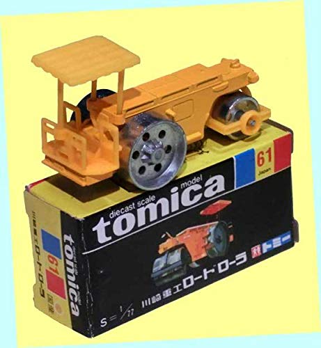 トミカ黒箱61　川崎重工　ロードローラ　入手難易度C トミカ黒箱61 川崎重工 ロードローラ 入手難易度C トミカ黒箱61