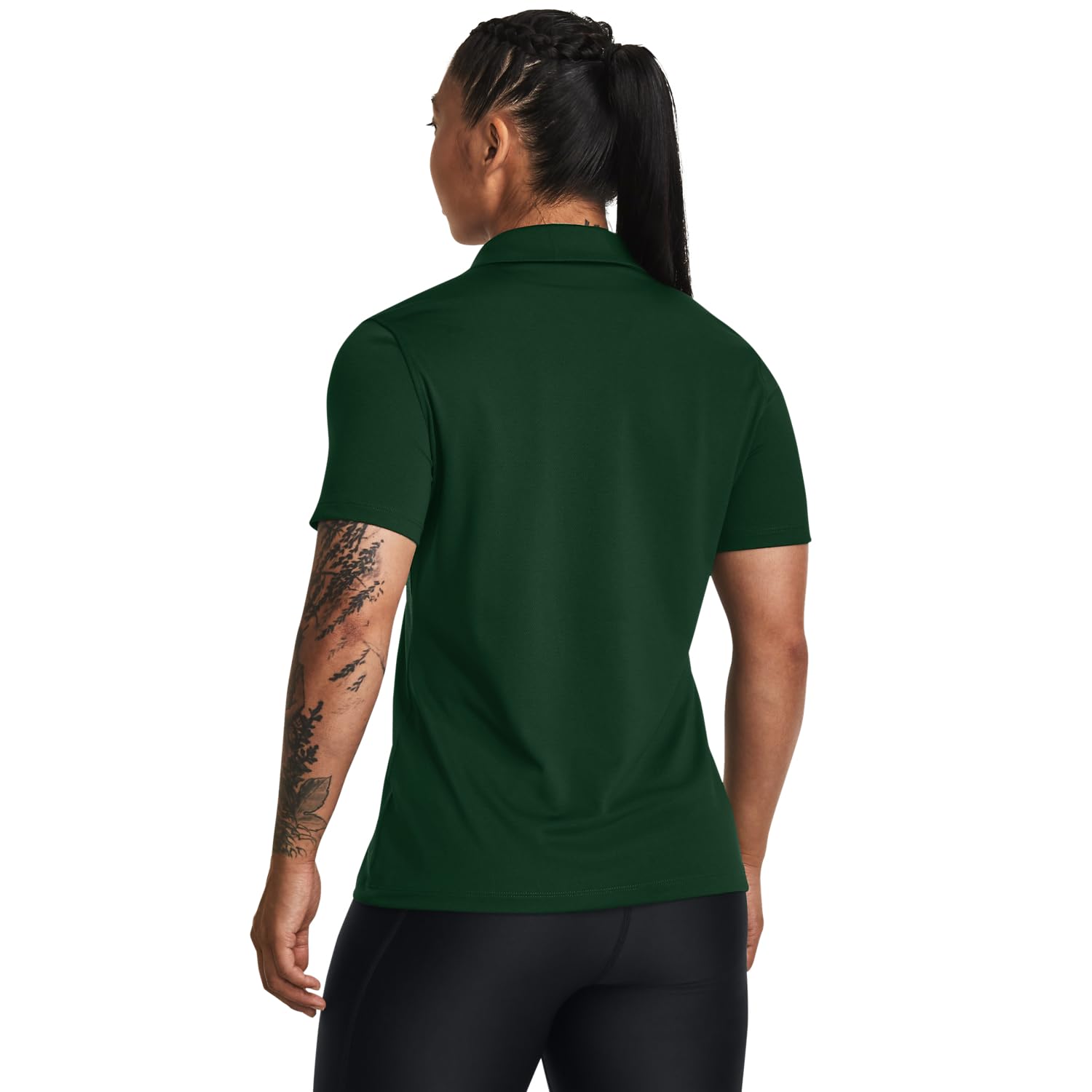 Under Armour Tech Team Damen Kurzarm-Poloshirt, Midnight -, XXL