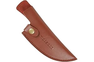 Matsato Knife: Brown Leather Sheath for Japanese Chef Knives