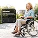 Healvian Wheelchair Foot Rest Pedal Heavy Duty Replacement Parts for Electric Wheelchair
