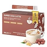 DALAMHARI Chai Tea Latte Mix | 30T | Chai Latte Powder Mix Korean Jujube Tea & Ginseng Tea Clevr Blends Tazo Chai Tea Concentrate Sleep Tea Sugar Free Chai Tea Latte Mix Laird Superfood Creamer