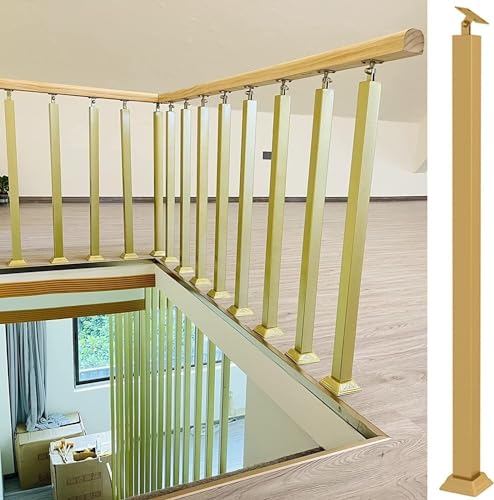 Balaustres de pasamanos para escaleras de porche, soportes ajustables para seguridad en interiores y exteriores