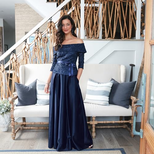 Image of Alex Evenings Women's Full Length Formal Maxi Skirt, Perfect for Special Evening to Party Guest (Petite and Regular Sizes)