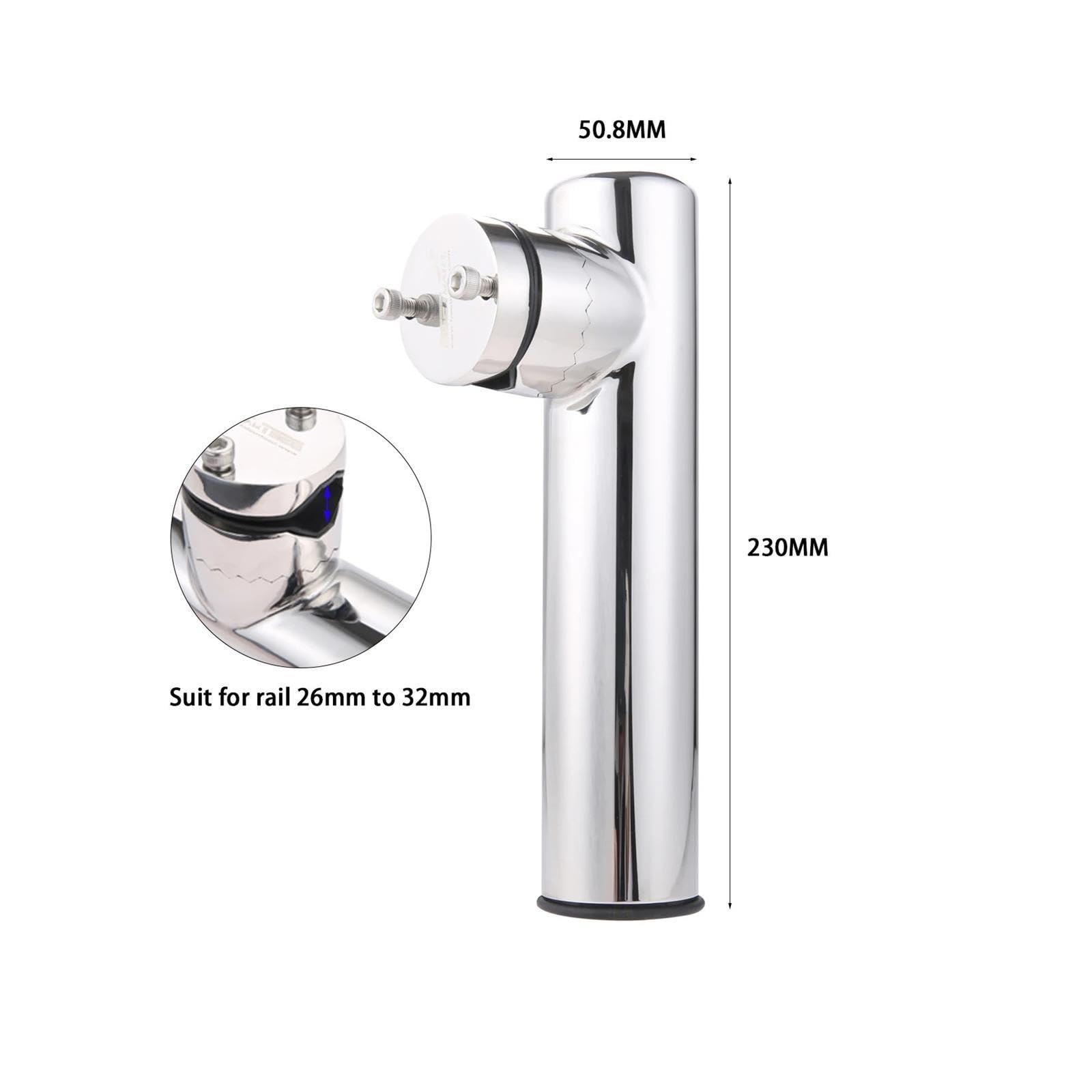 1 szt. 316 uchwyt na szynę SS 19-26/26-32mm