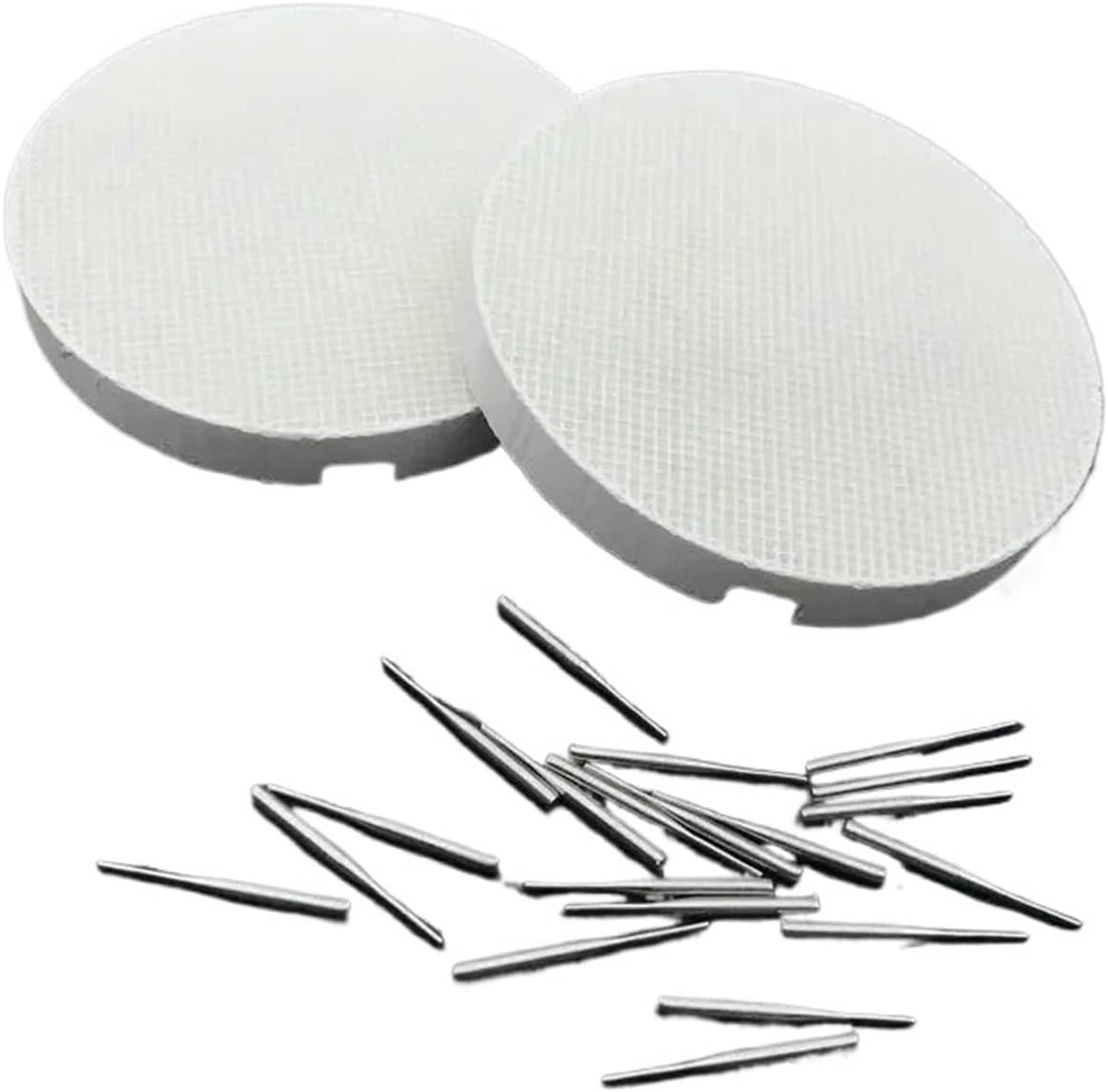 Dental Lab Honeycomb Firing Trays 2pcs Dental Lab Honeycomb Round Firing Trays with 20pcs Metal Pins