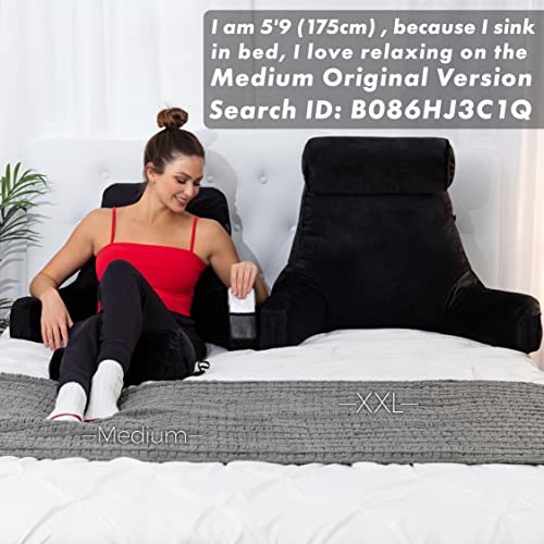 Husband Pillow XXL Backrest with Arms Adult Reading Pillow with