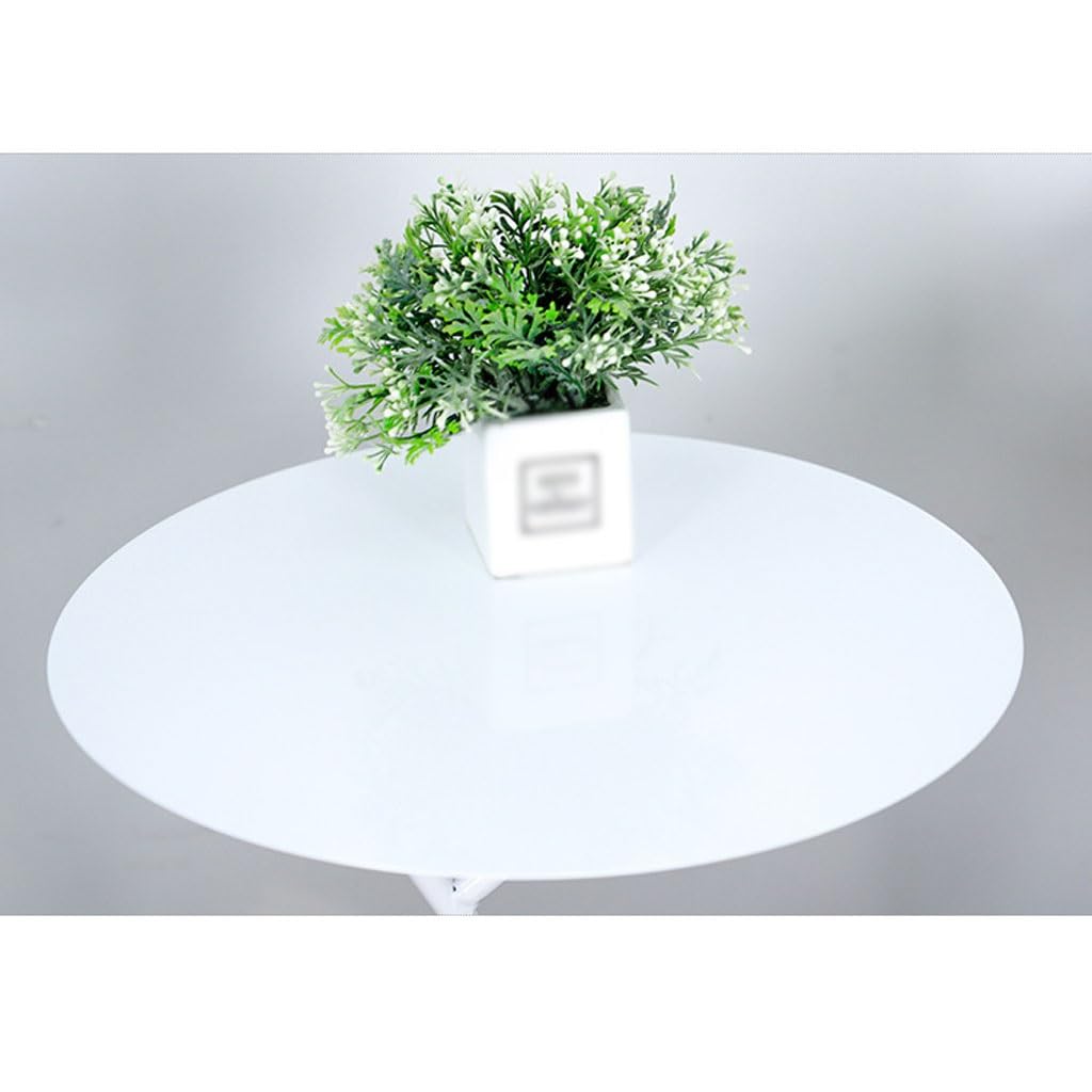 Mesa de centro nórdica sencilla, mesa de centro de hierro forjado, mesa de centro para sala de estar, oficina, apartamento pequeño, mesa de centro redonda, mesas de sala de estar (color: B) Star of