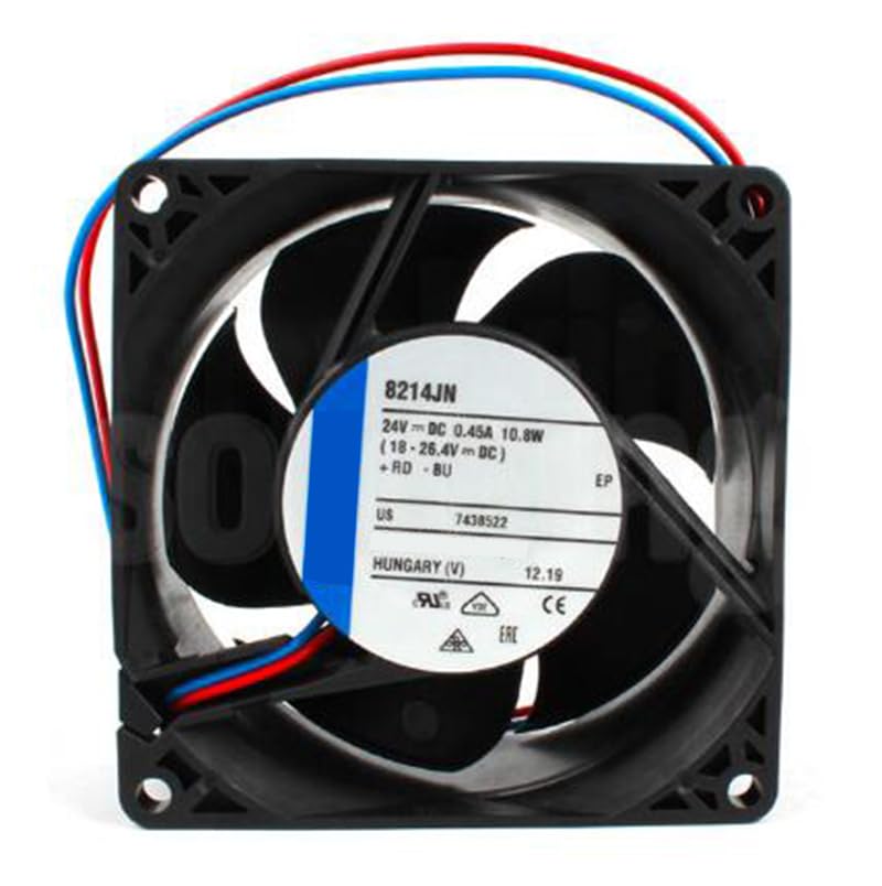 Ventilateur de refroidissement 80 mm 8214JN 24V pour boîtier industriel