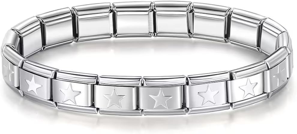 NewCharms Star Starter Bracelet for Italian Charms (18 links)