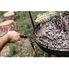 Barebones Cowboy Grill Coal Shovel - Durable Stainless Steel Ash Shovel with Walnut Handle for Fire Pit