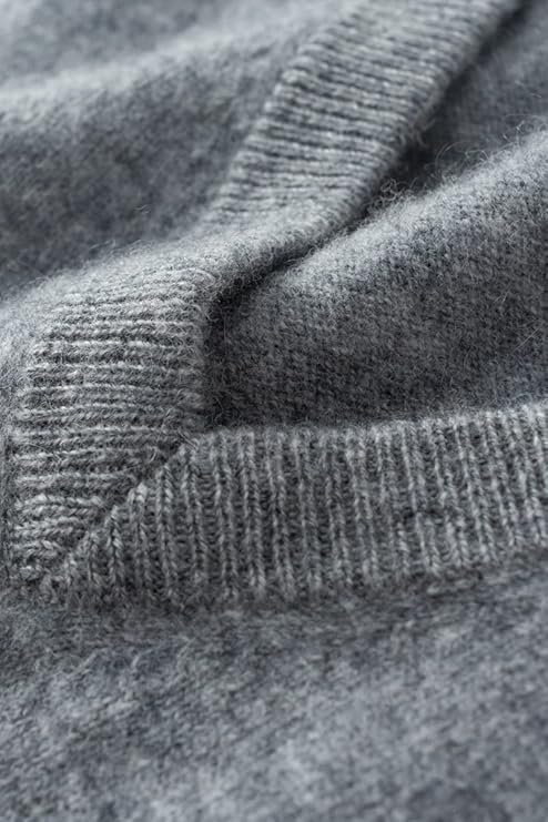 Men's V-Neck Sleeveless Wool Sweater Vest MRJY-8606 Grey3