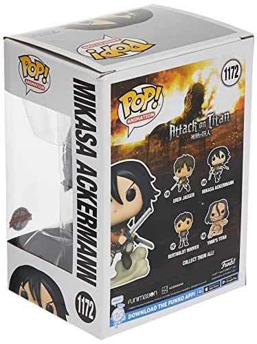 Funko Pop Animation Attack On Teen Titan Mikasa Ackerman #TOP4