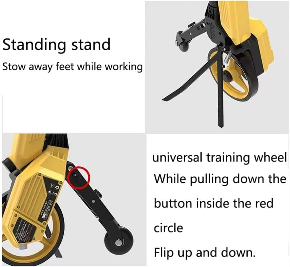 マーキングツール、折りたたみ式ラインマーキングマシン、LCD付きスポーツピッチ＆コートマーキング、複数のホイール厚＆オプションペイン