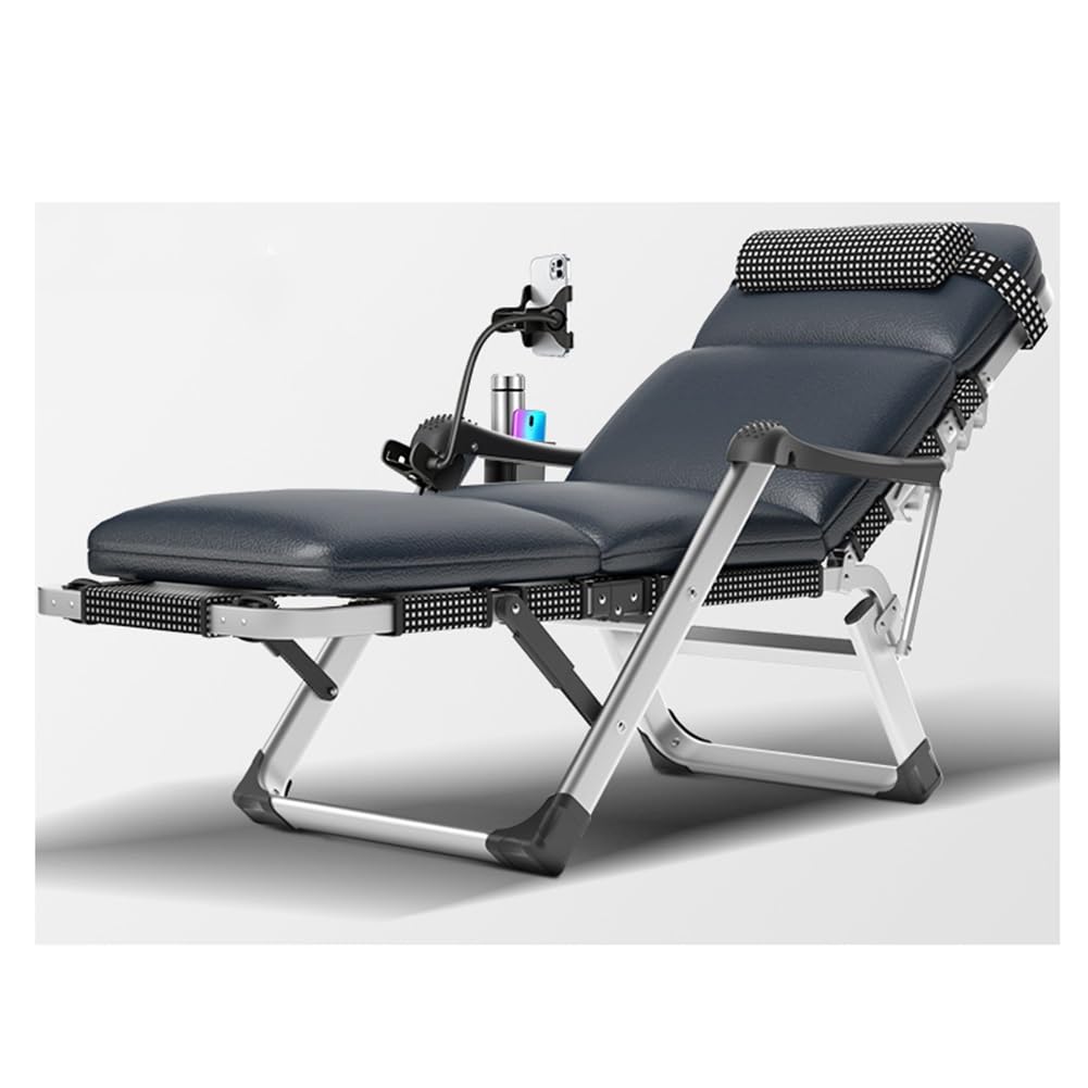 Chaise longue de patio extérieure réglable pour plage et pelouse
