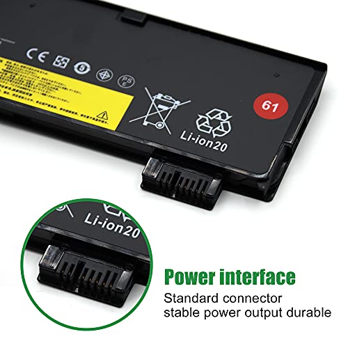 Image of 01AV423 SB10K97580 Laptop Battery Replacement for Lenovo ThinkPad T470 T480 A475 A485 T570 T580 P51S P52S TP25 Series 61 4X50M08810 01AV422 SB10K97579 01AV424 01AV452 01AV490 11.4V 24Wh