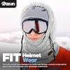 ROXUN Ski Mask Fleece Balaclava, Windproof Face Mask Winter Warm Neck Cover Helmet Hood for Men Women #3