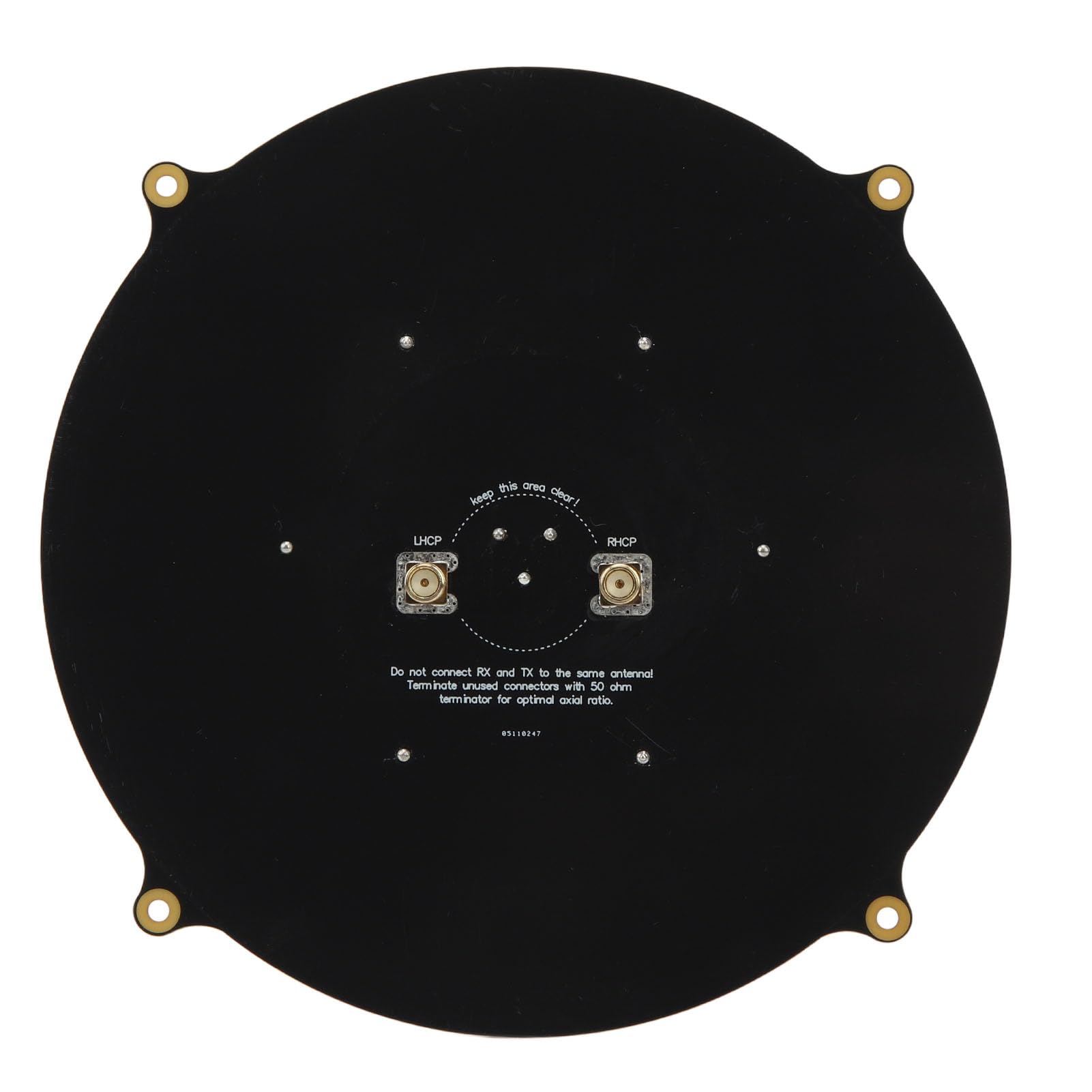 Antenne Patch 5,8 GHz, Gain Élevé Polarisation Circulaire Transmission HD Longue Portée Antenne Directionnelle Technologie Avancée for Pilotes FPV Courses de Drones Surveillance Aérienne