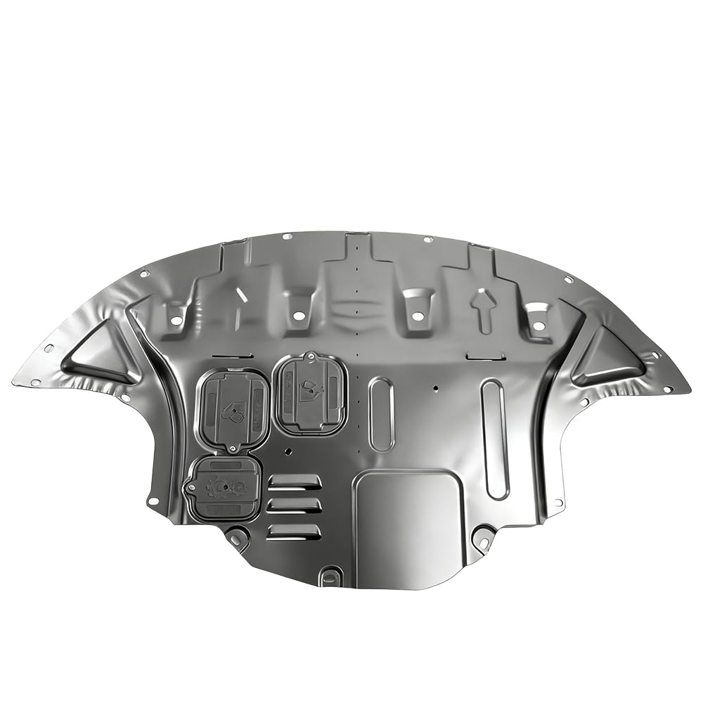Steel Engine Splash Shield Fit for Hyundai Elantra 2017 2018 2019 2020 Front Skid Plate Heavy-Duty Lower Engine Cover Guard Fit for Elantra Engine Shield w/Screw Hardware