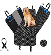 Weduda Pets Dog Car Seat Cover for Back Seat-Durable Nonslip Waterproof 600D Cotton 3-in-1 Hammoc...