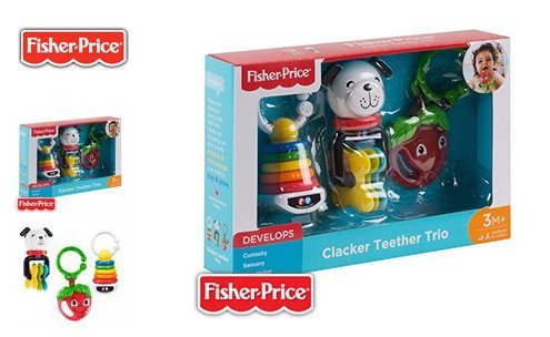 fisher price clacker teether trio