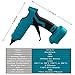 100W Cordless Hot Glue Gun Compatible with Makita 18V Battery (TOOL ONLY) High Temp Electric Power Glue Gun with 20PCS Full Size Glue Sticks for Arts Crafts DIY Festival Decor School Home Repair