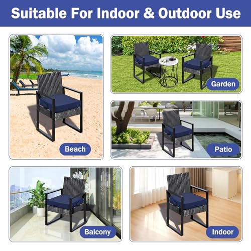 4-Pk IASEAHK Outdoor Patio Chair Cushions (Various) - image 7