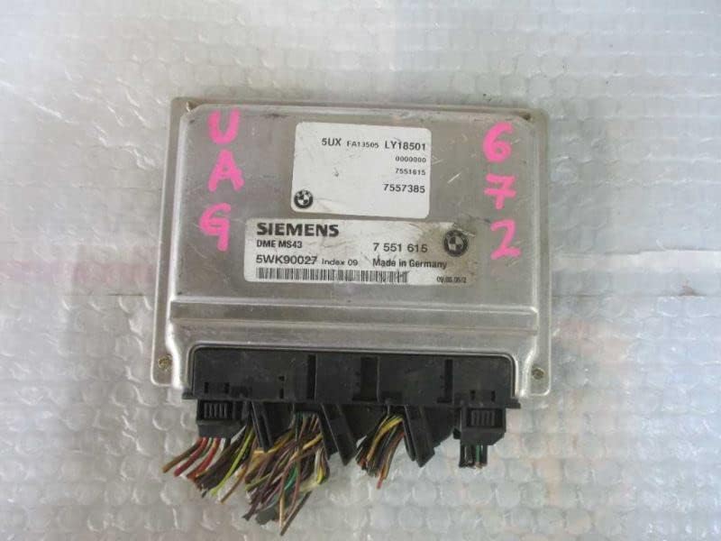 Engine ECM Control Module 3.0L Fits 05-06 Compatible with BMW X5 7 551 615 7551615
