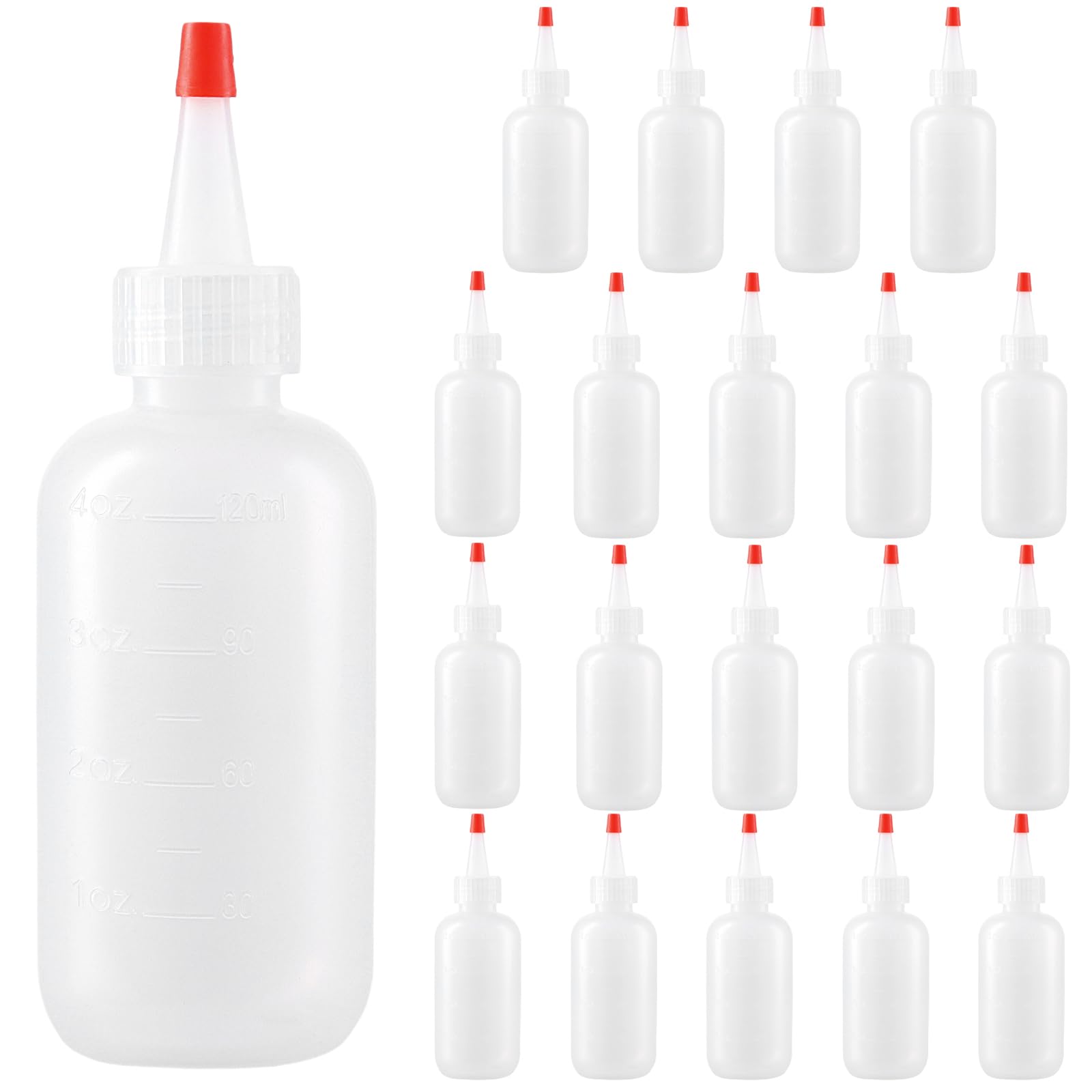 Bouteilles à presser en plastique pour condiments de cuisine et flacons de colle pour travaux manuels