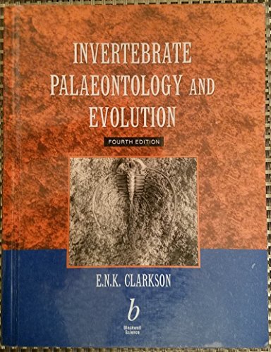 Used Book in Good Condition Invertebrate Palaeontology and Evaluation 4e