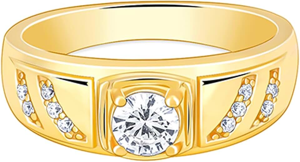 Amazon.in: Gold - Men's Rings / Men's Jewellery: Jewellery