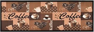 Lauuoeriau Mueble para el hogar, cocina, lavable, color marrón café, 60 x 300 cm, muebles