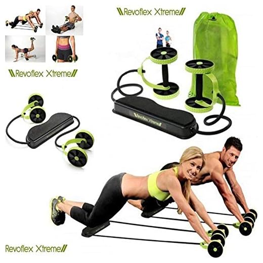Kit musculação fitness completo academia em casa revoflex elastico roda abdominal extensor para braços e pernas emagracedor