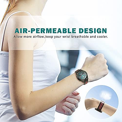TUSITA Quick Release Silicone Band 22mm Replacement for Garmin Vivoactive  4,Venu 2, Galaxy Watch 4 3 Gear S3 Frontier, Fossil Gen 5, Amazfit GTR 3  Pro 2 2e,Ticwatch Pro 3 2021, Polar
