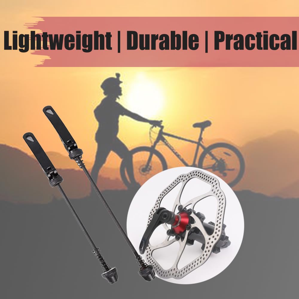5 Set Ultraleichtes Fahrrad Fahrrad Schnellspanner Set Vorderrad Hinterrad Nabe Achse