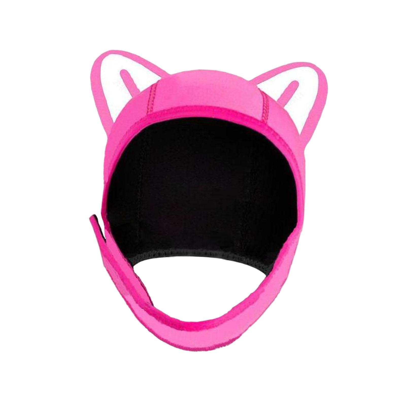 Fancyes Cozy Neoprene Cat Ears Diving Hood for, L