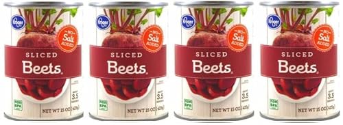 No Salt Added Sliced Beets (Pack Of 4 Cans) 15 oz. Each