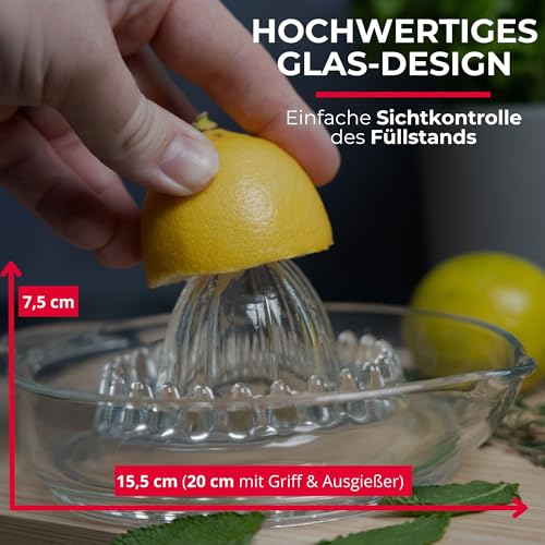 Westmark Zitrus- und Orangenpresse, Fassungsvermögen: 250 ml, Glas, Transparent, 30822260 3