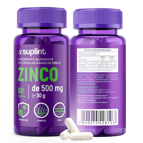 Zinco 30MG | Suporte ao Sistema Imunológico, Reprodutivo e à Pele | Promove Saúde ao Coração e Céreb