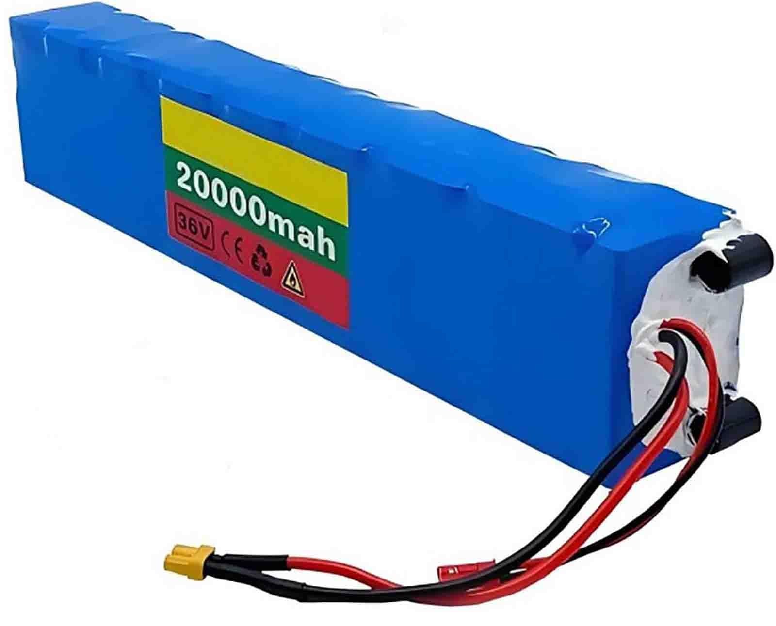 Batteria per Bici elettrica 36V 20Ah,Batteria Ebike 36V 20000mAh Impermeabile PVC con Il Caricatore BMS incorporato [Classe di efficienza energetica A] 36V 20Ah,T