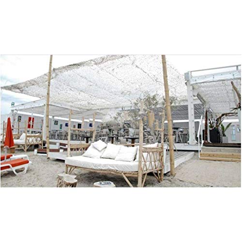 Tarnnetz Weiß 3m x 4m Leichtes Armee-Tarnnetz for Gartenterrasse Pavillon Balkon Pergola Dekorationsbeständiger Camping… – Bild 4