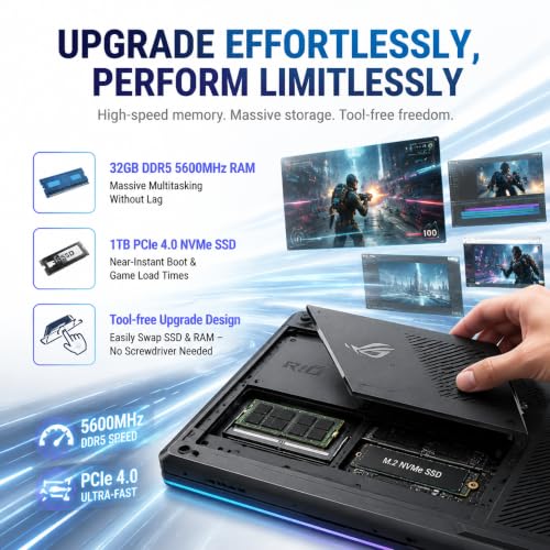 Image of ASUS ROG Strix G18 Gaming Laptop 2026, Intel Core Ultra 9 275HX (Up to 5.4 GHz), GeForce RTX 5070 8GB GDDR7, 2.5K 240Hz /3ms Nebula Display, 32 GB DDR5, 1 TB SSD, Wi-Fi 7, TB4, Windows 11 Pro