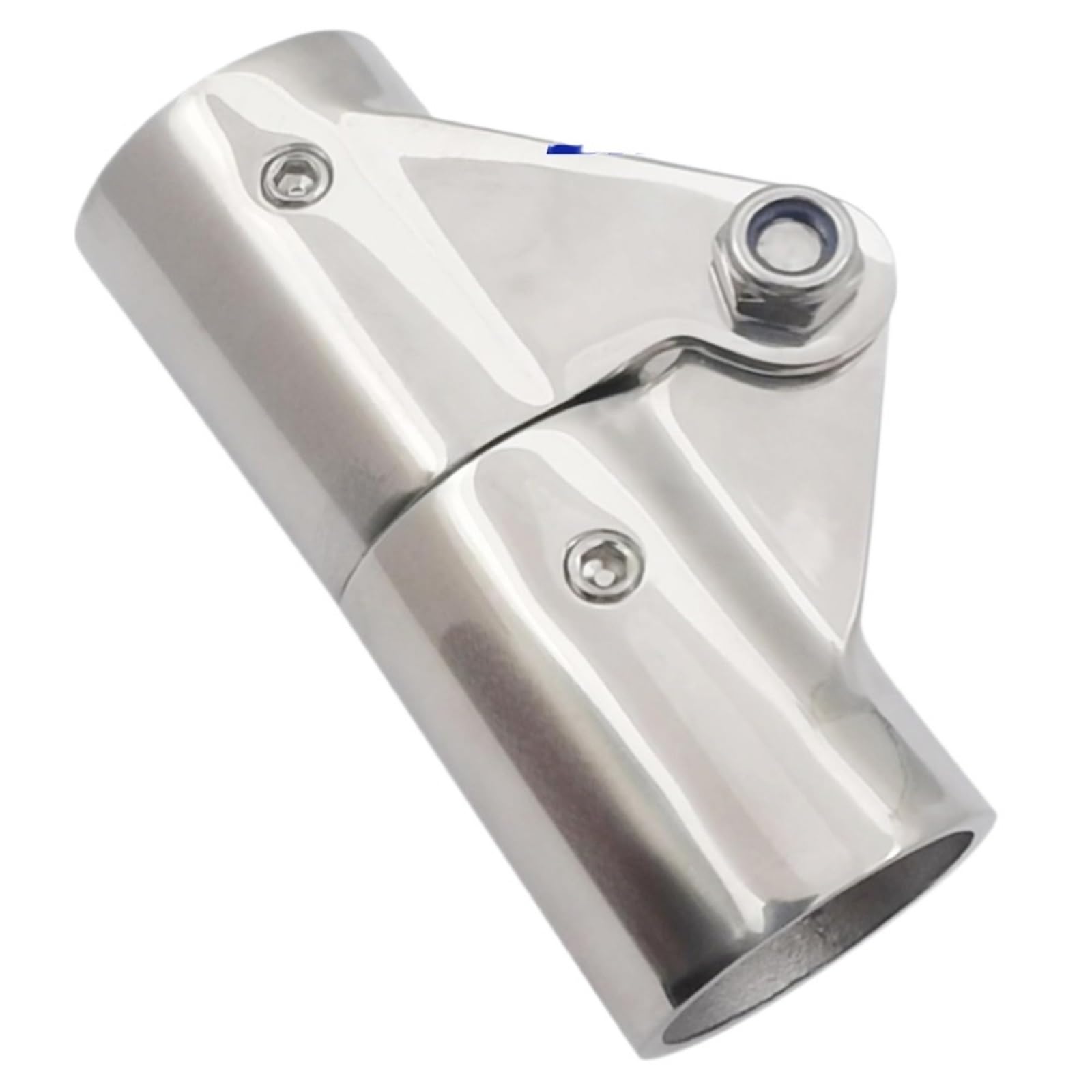 22 25mm Boat Hardware Pole Railing Mast Canopy Stainless Steel 316 Tube Pipe Folding Swivel Coupling Connector