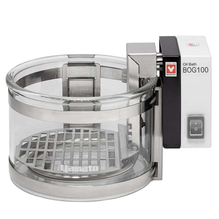 Yamato BOG-100 Compact Digital Oil Bath, 1L Capacity, Precise Temperature Control, Uniform Heating