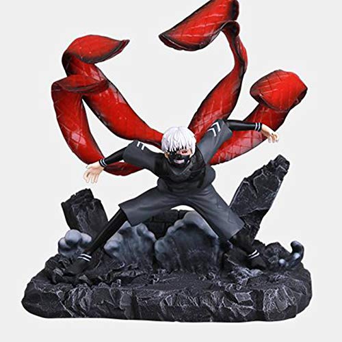 ZH Figurine Kaneki Ken - 26 cm - Figurine de dessin animé Tokyo Ghoul - Modèle de collection - Matériaux de protection de l'environnement - Décoration adaptée pour la maison ou le bureau
