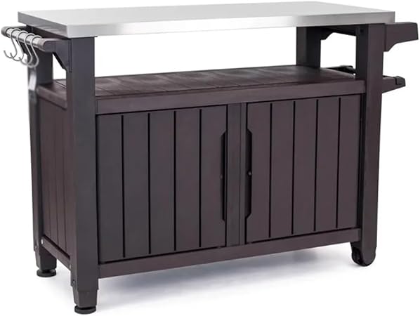 17 Stunning Luxury Outdoor Kitchen Designs That Will Transform Your Backyard into a Culinary Paradise! Outdoor Rolling Kitchen Island
