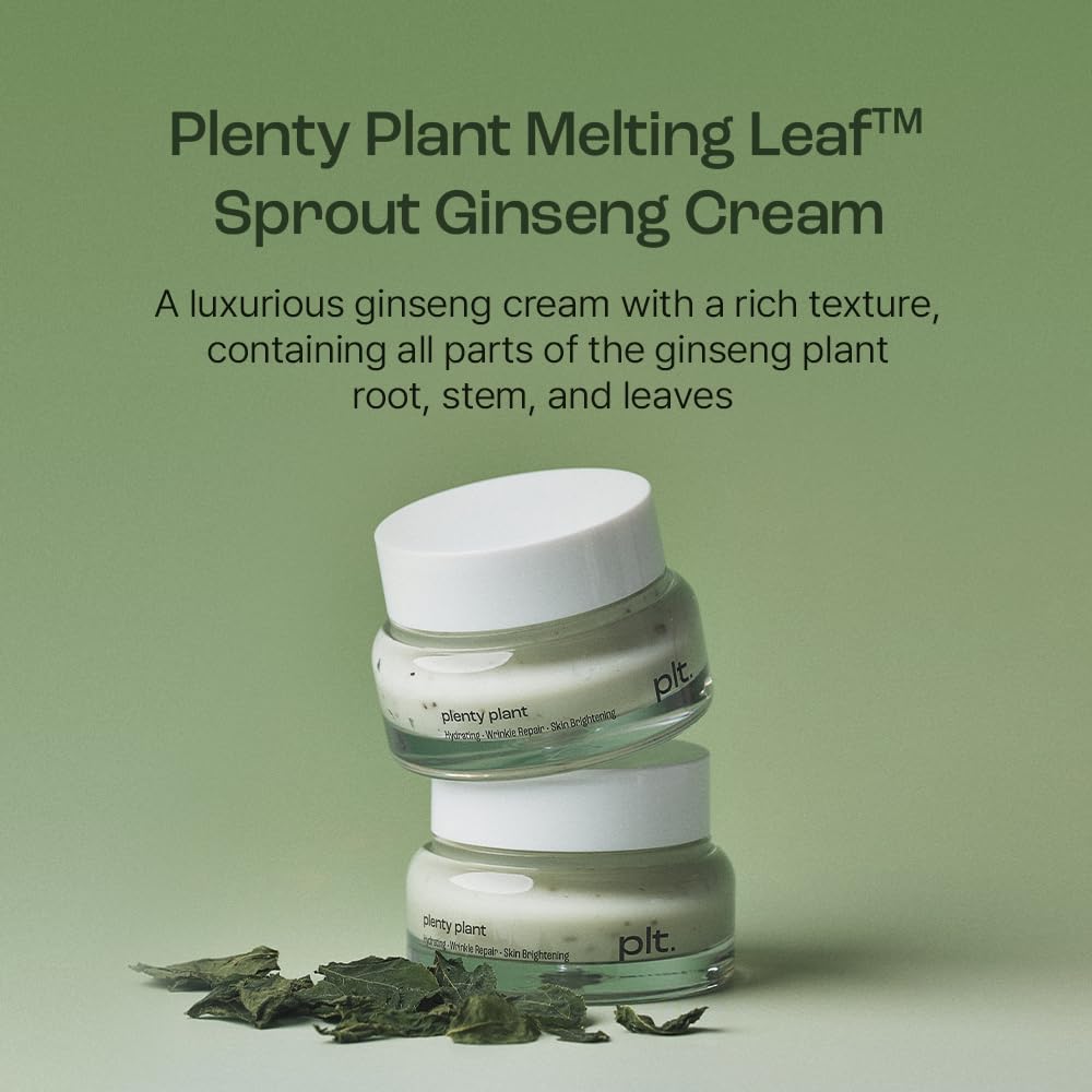 Amazon.com: PLENTY PLANT Melting Leaf Sprout Ginseng Cream, Daily