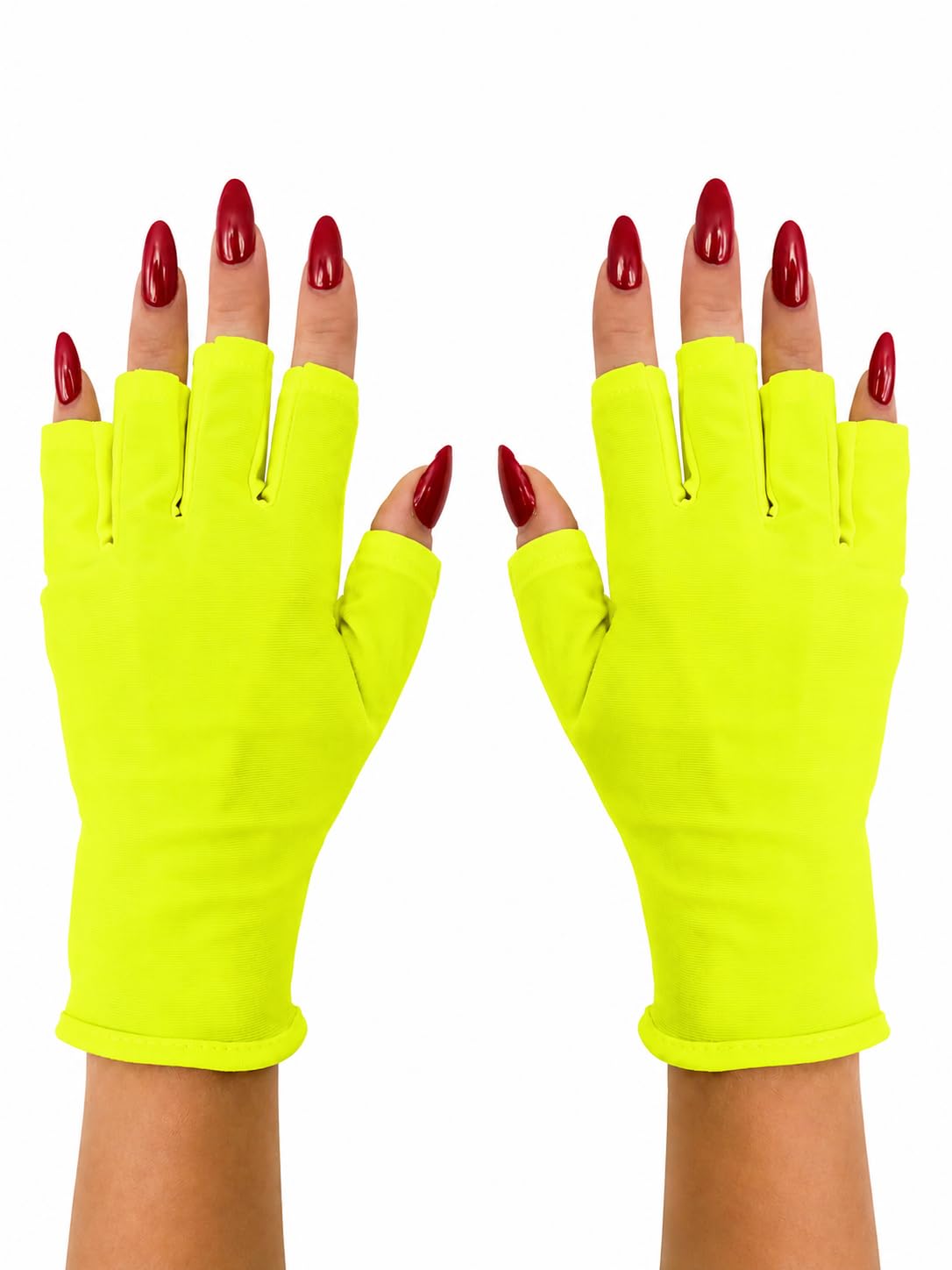 ManiGlovz -The Original Dermatologist Recommended UPF 50+ UV Protective Manicure and Sunblock Fingerless Gloves, Sun Protection, Driving and Gel