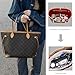 Lckaey Purse organizer insert for neverfull handbag is compatible with more similar brands of tote bag-nylon organizer 3055khaki-S