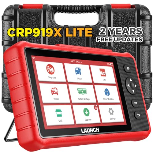 LAUNCH Scanner CRP919X Lite 2025 X431 Bidirectional Scan Tool, 32+ Services, All System OBD2 Scanner Diagnostic Tool, 2-Year Free Update, FCA AutoAuth, AutoVIN & AutoScan, Upgraded of CRP909X