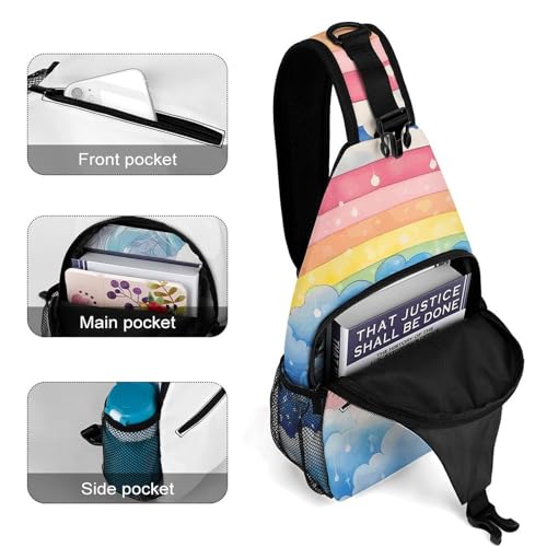 Morrales tipo Sling Bag Casual para Viaje y Senderismo miniatura 4
